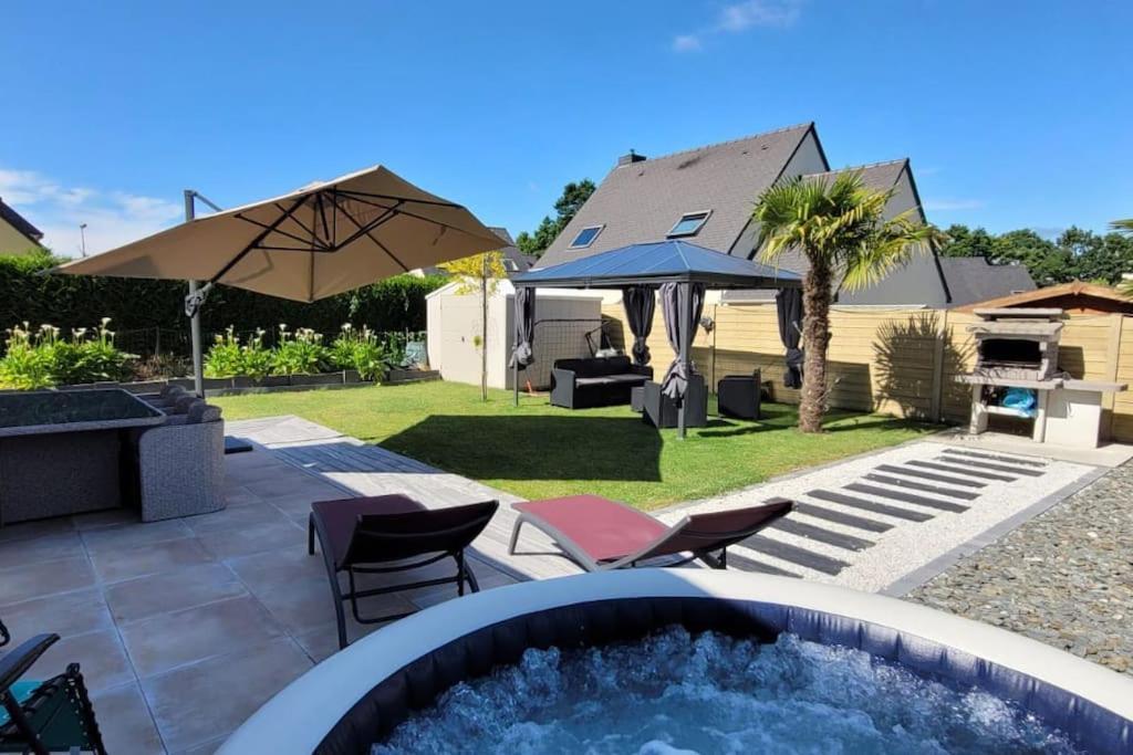 Maison 4 Chambres Pour 8 Personnes Dol-de-Bretagne Luaran gambar